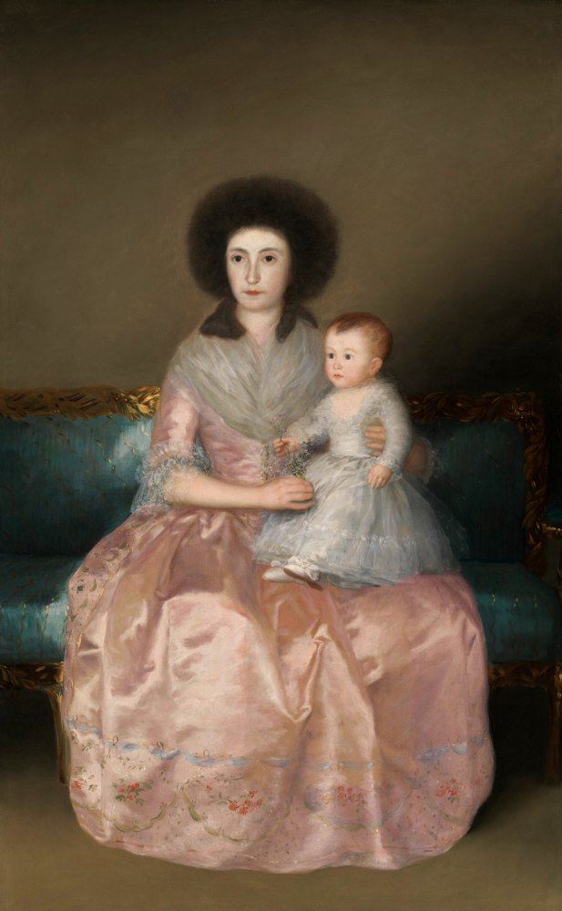 María Ignacia Álvarez De Toledo, Marchesa di Astorga, e Suo Figlio Luis María Agustín