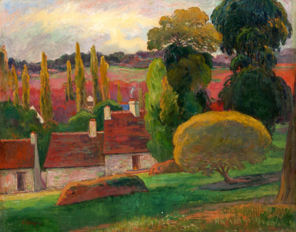 Paesaggio con Case