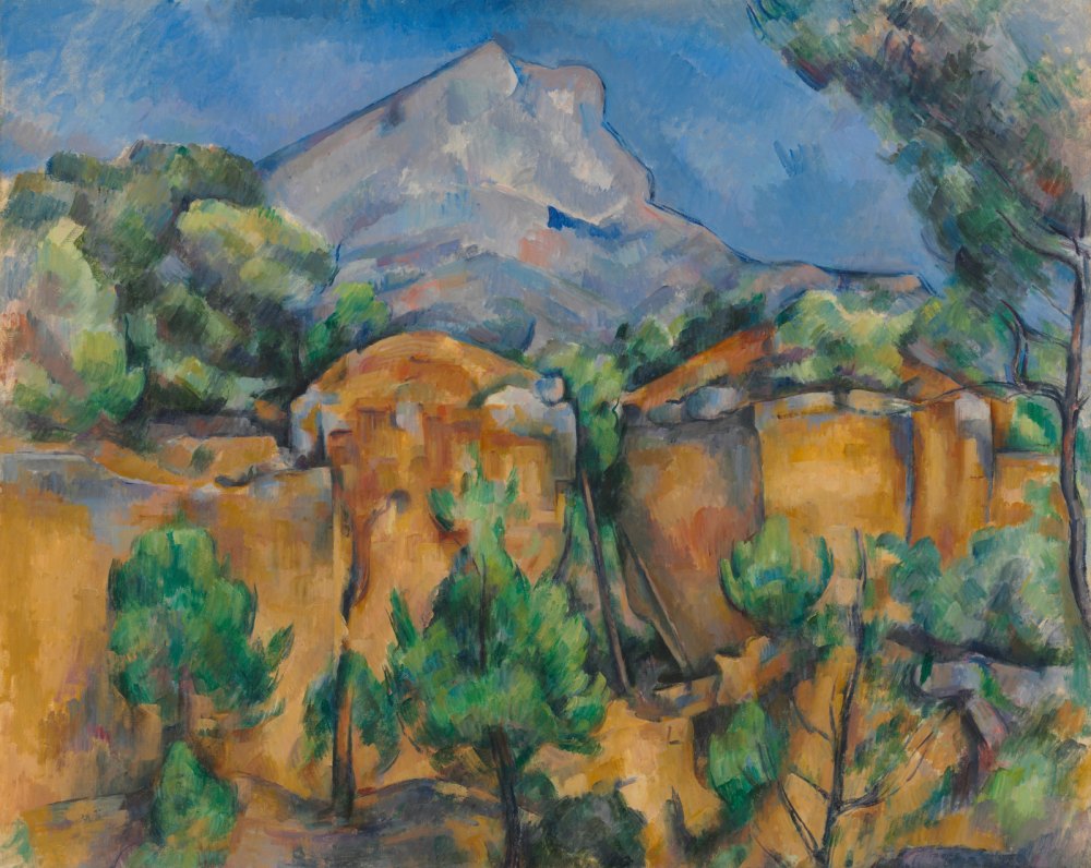 Montagne Sainte-Victoire Vista dalla Cava di Bibémus