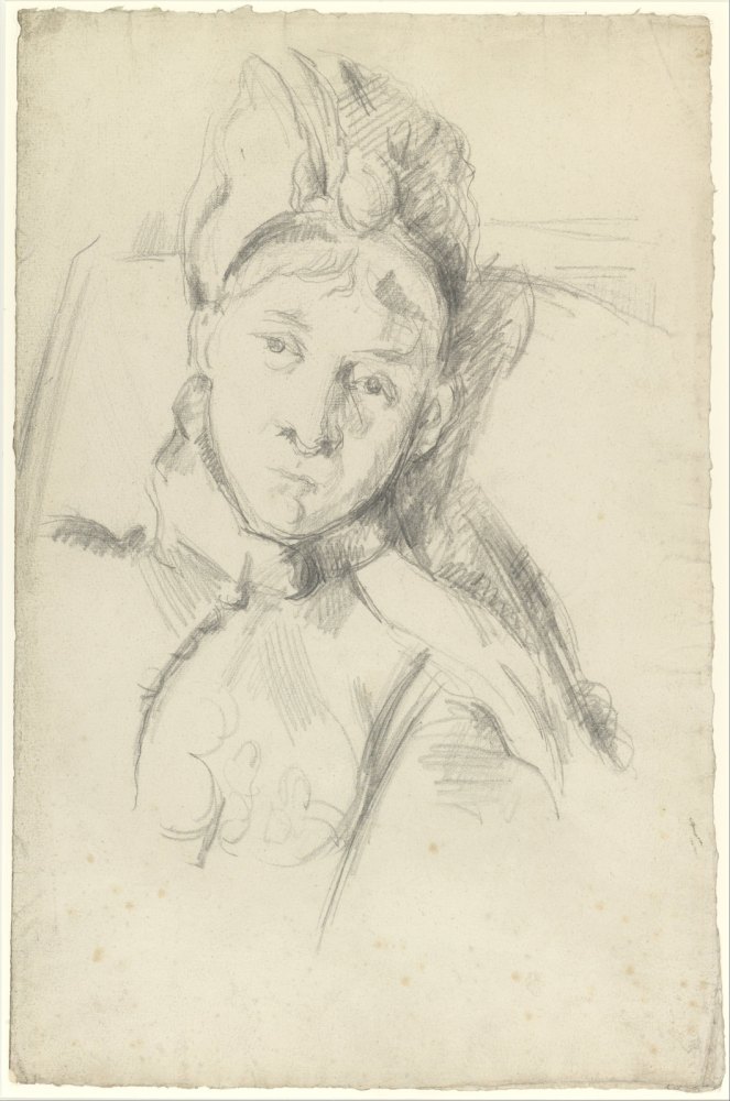 Ritratto di Hortense Cézanne-Figuet, la Moglie dell'artista