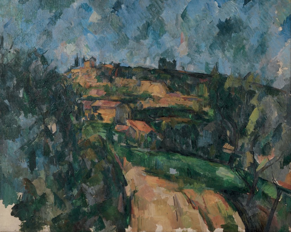 Curva della Strada in Cima allo Chemin Des Lauves