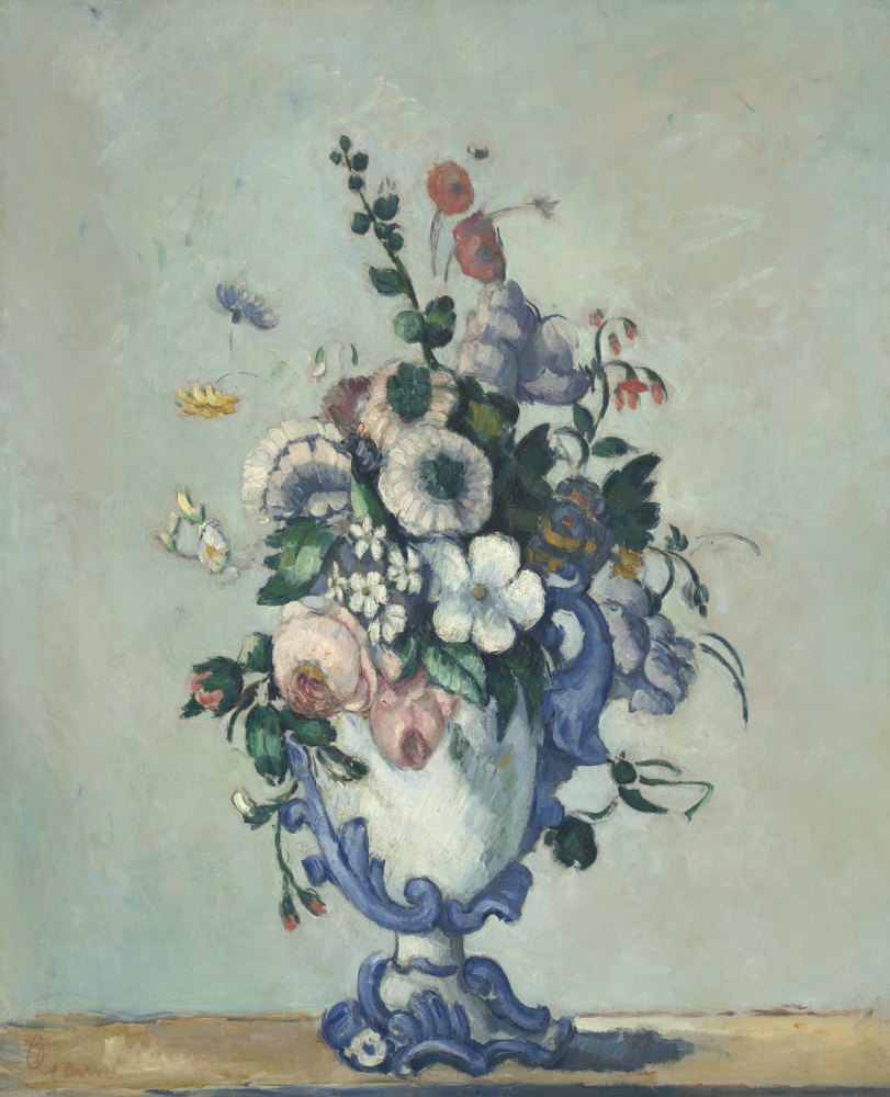 Fiori in un Vaso Rococò