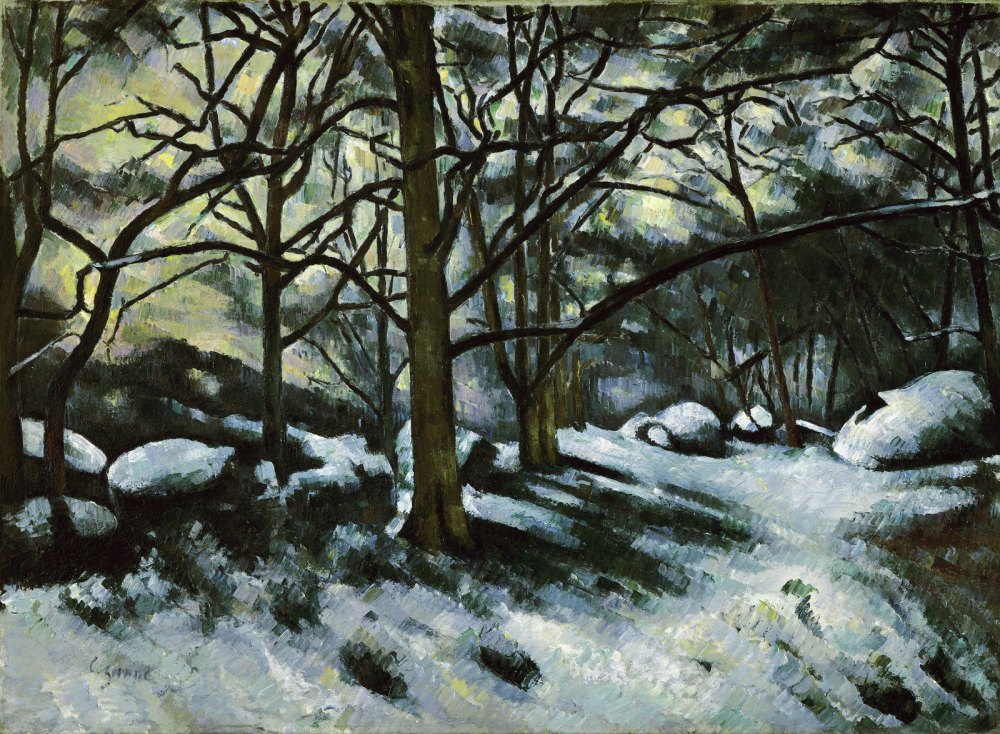 Neve che Si Scioglie a Fontainebleau