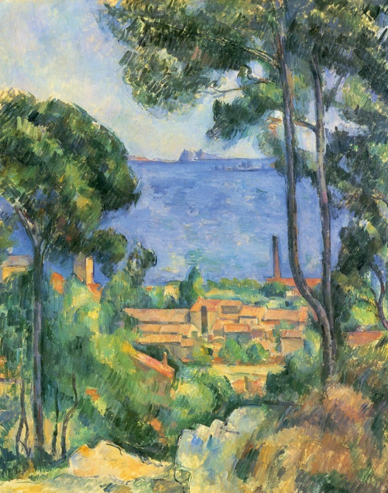 Veduta di l'estaque e del Castello d'if (il Mare a l'estaque)