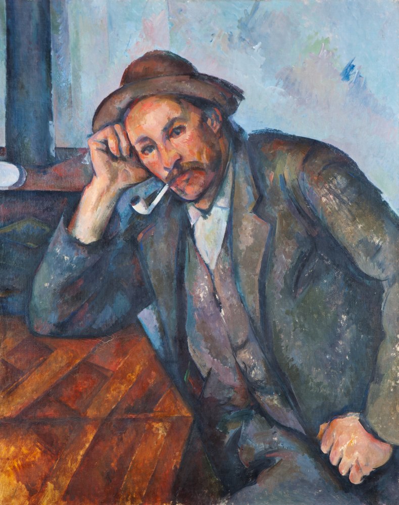 Il Fumatore Appoggiato, di Paul Cézanne