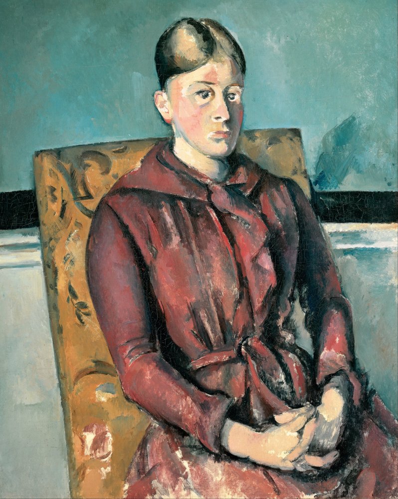 Madame Cézanne su una Sedia Gialla
