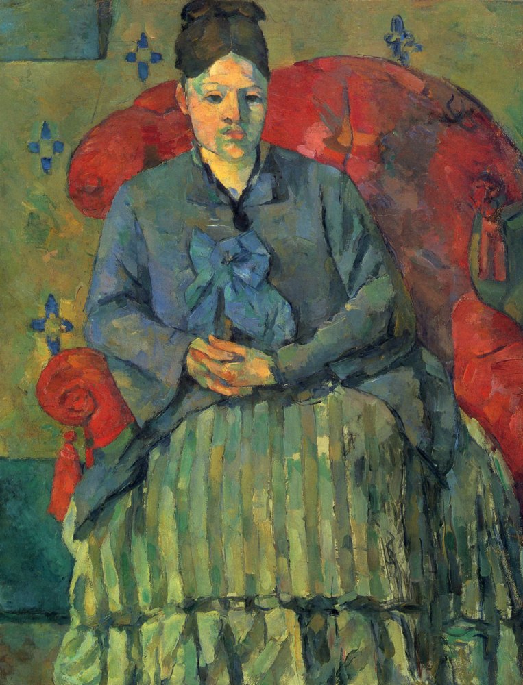 Ritratto della Signora Cézanne in Poltrona Rossa
