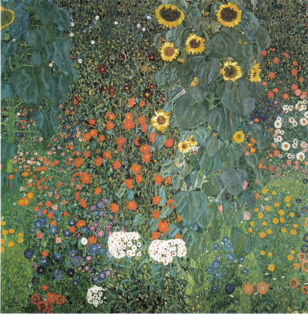 Giardino di Contadini con Girasoli