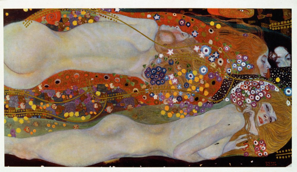 Gustav Klimt - Serpenti d'acqua II