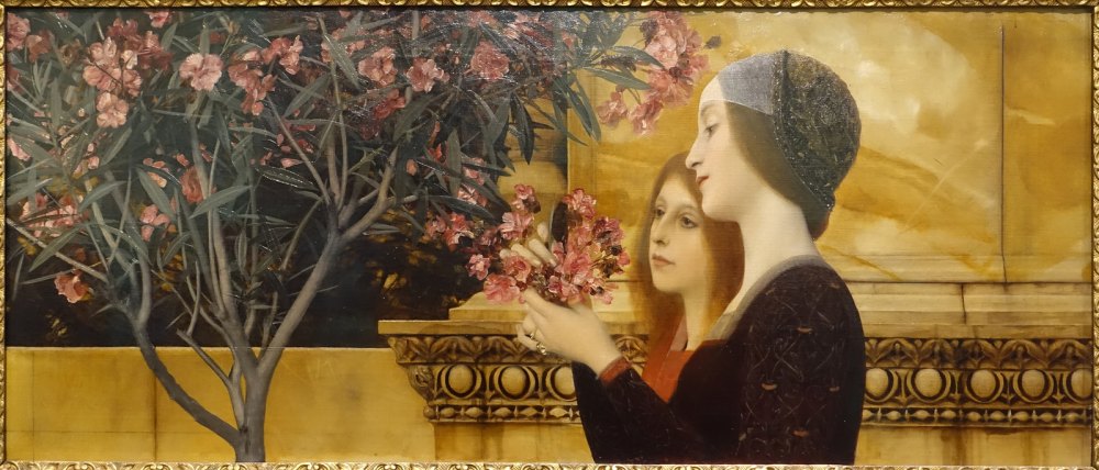 Due Ragazze con un Cespuglio di Oleandro