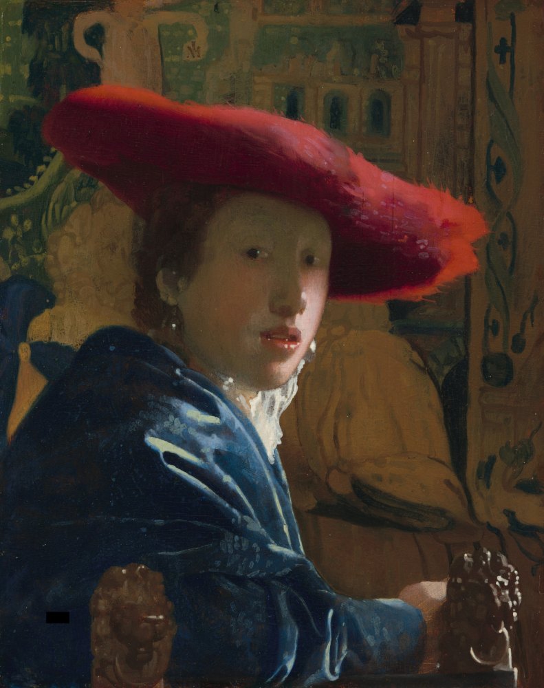 Ragazza con Cappello Rosso