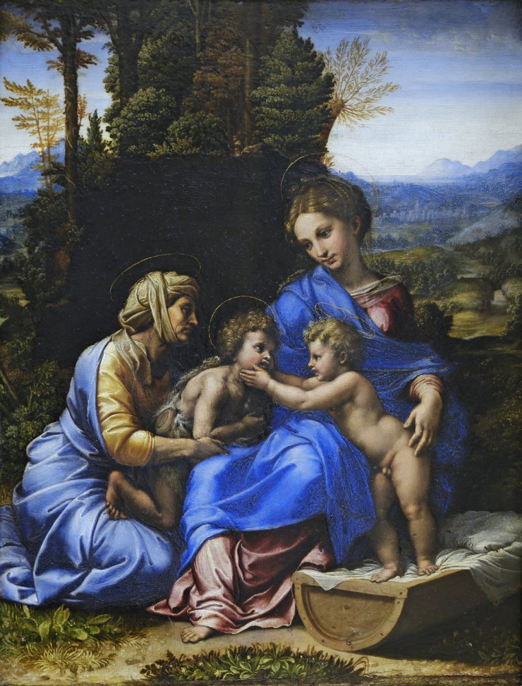 Sacra Famiglia con Sant'elisabetta e San Giovanni Bambino