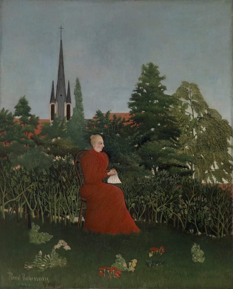 Ritratto di Donna in un Paesaggio