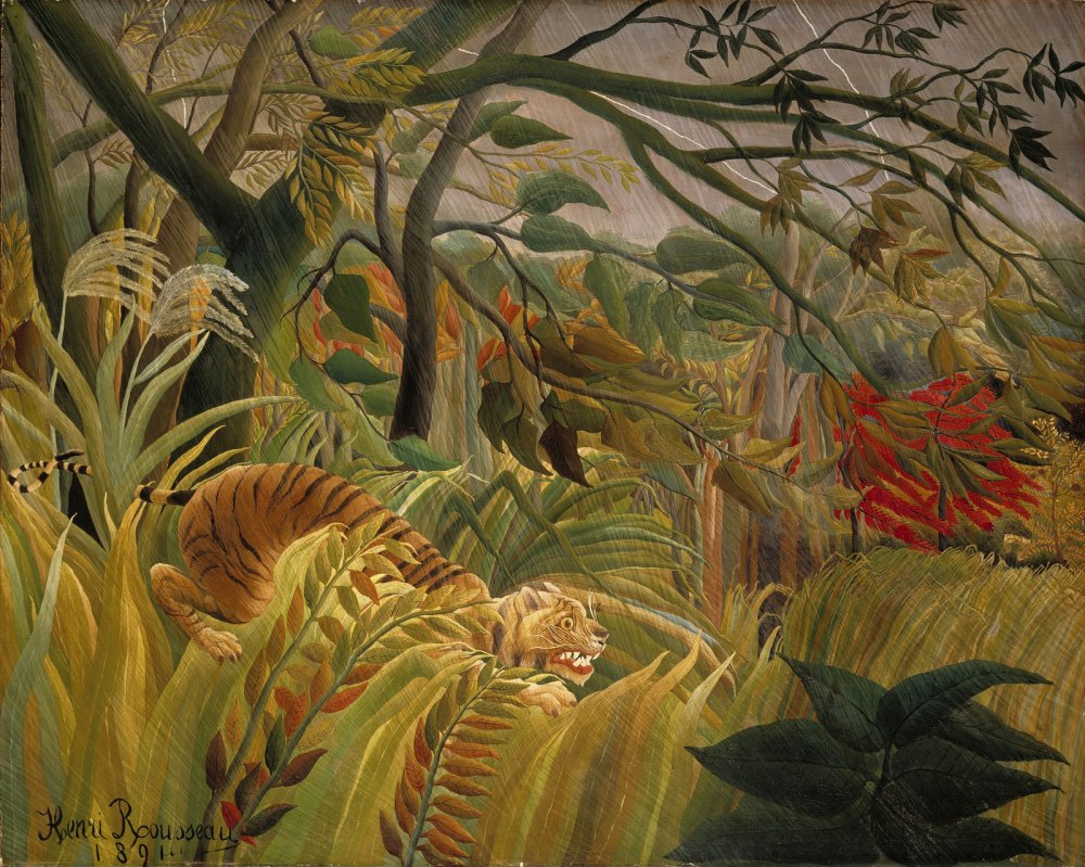 Tigre in una Tempesta Tropicale (Sorpresa!)