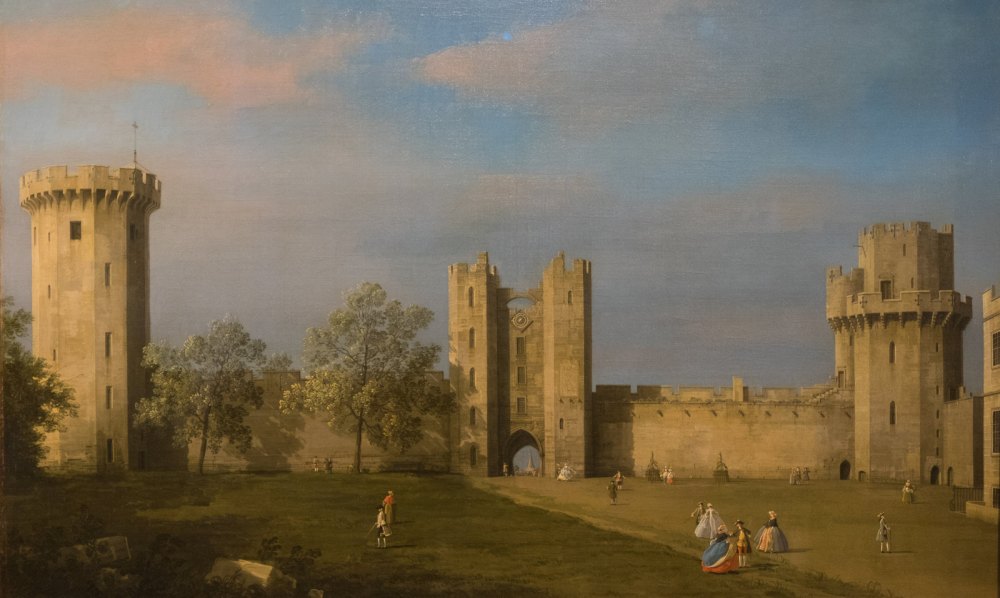 Castello di Warwick, il Fronte Est dal Cortile