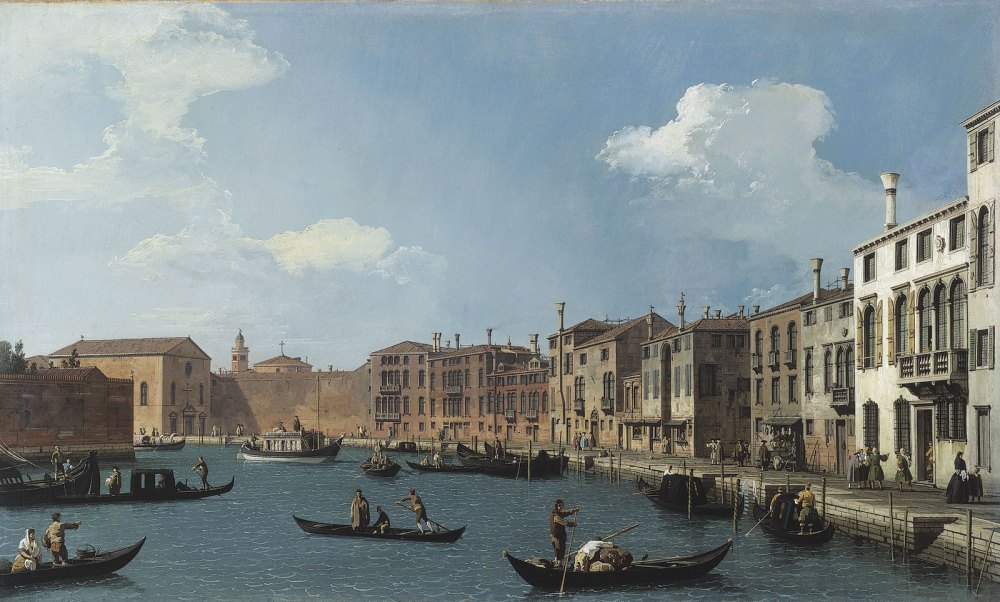 Veduta del Canale di Santa Chiara, a Venezia