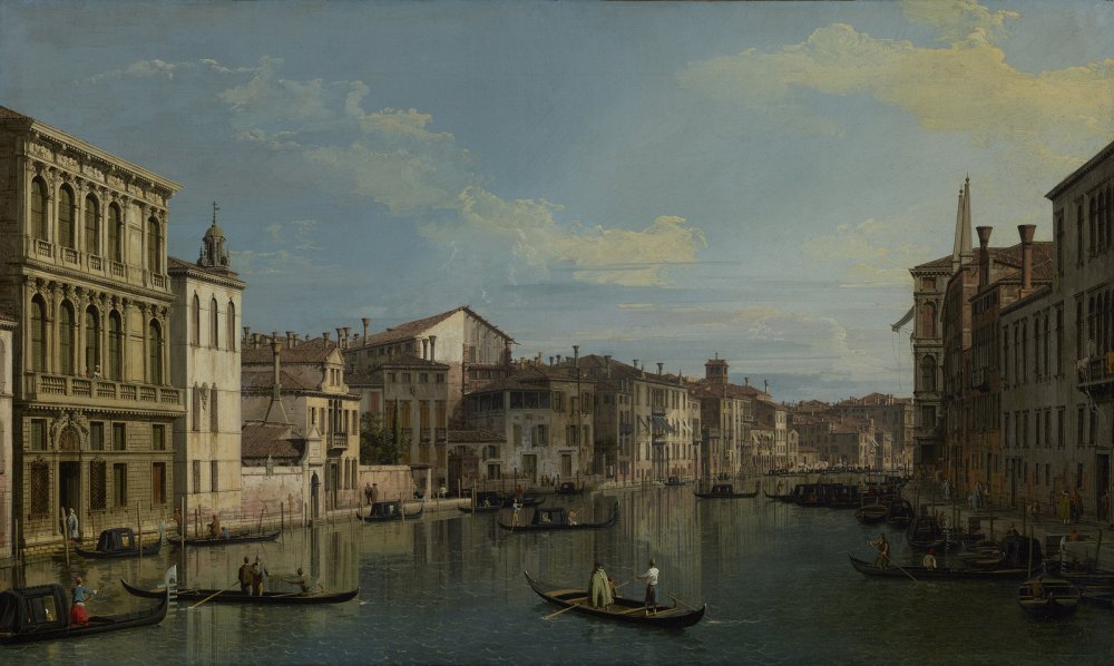 Il Canal Grande a Venezia da Palazzo Flangini a Campo San Marcuola