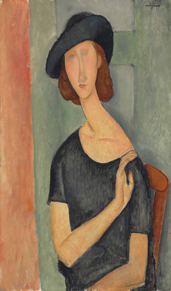 Ritratto di Jeanne Hébuterne con Cappello