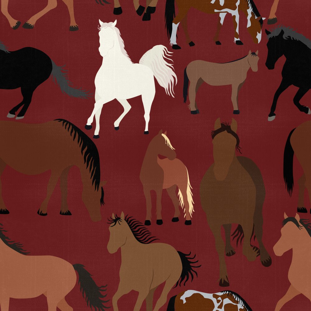 Cavalli Selvaggi Color Red