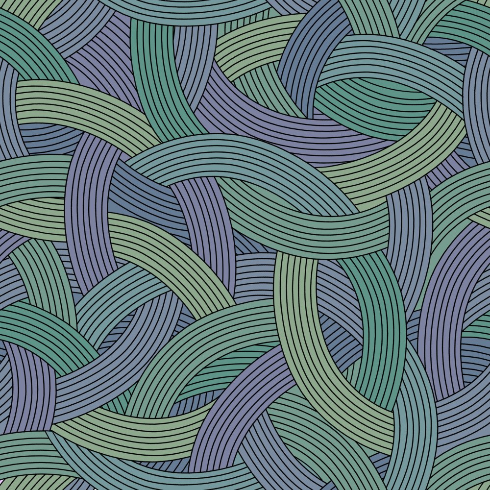 Plot Twist Dull Muted Cyan Dusty Purple T