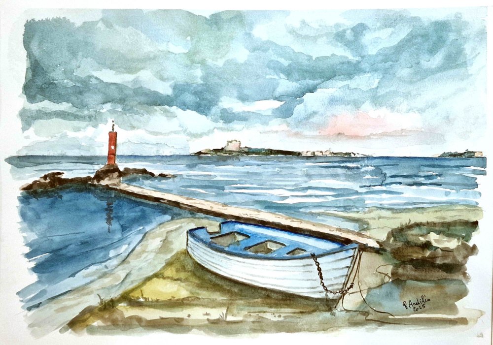 La Madonnina e l'isola di Capo Passero