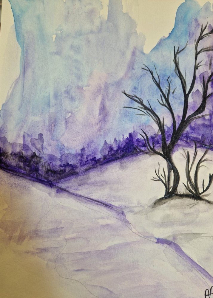 Paesaggio Viola